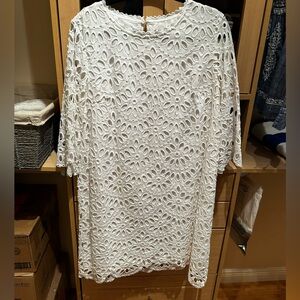 Ann Taylor White Lace Dress